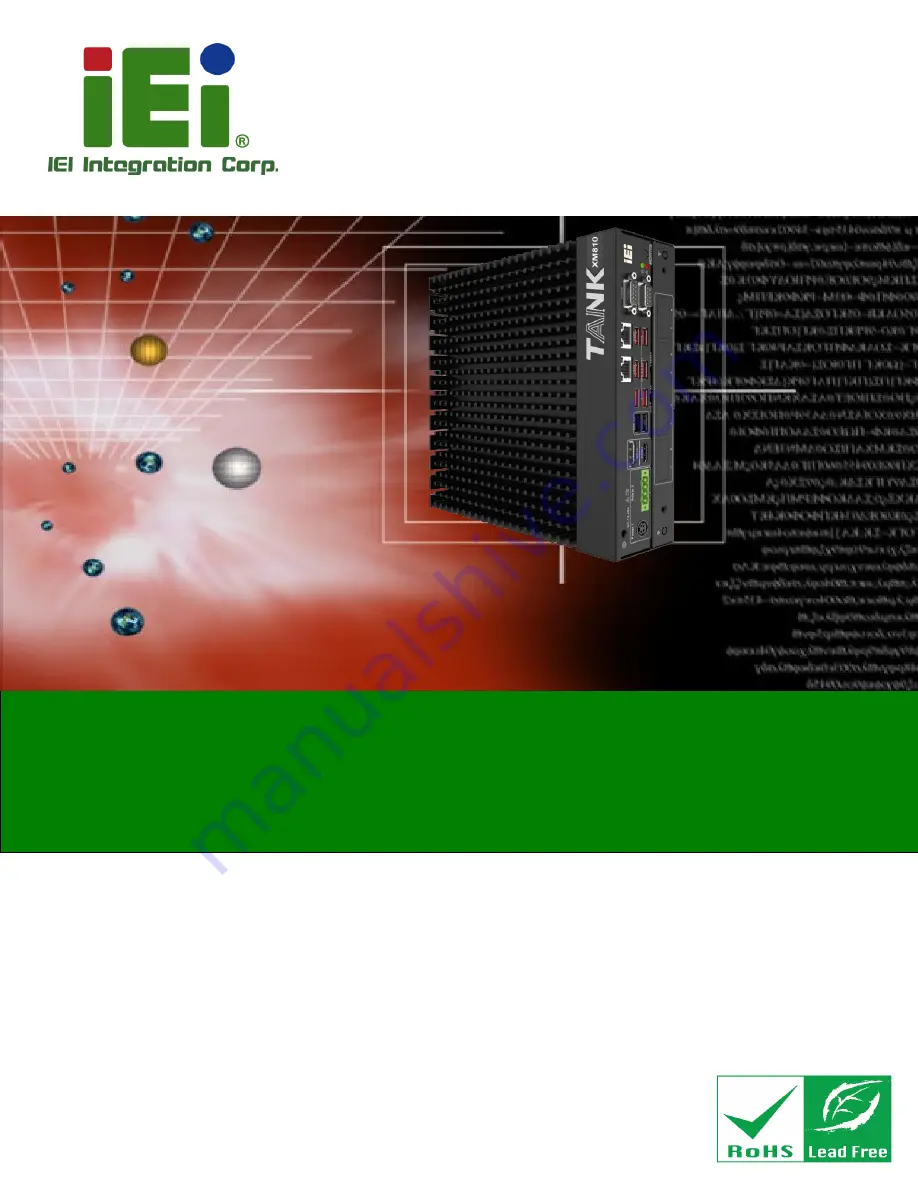 IEI Technology TANK-XM81 Series Скачать руководство пользователя страница 1