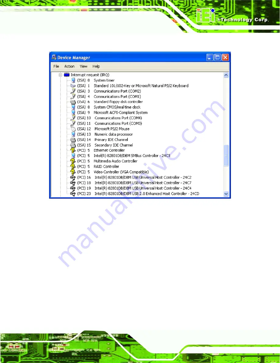 IEI Technology WAFER-945GSE2 User Manual Download Page 184