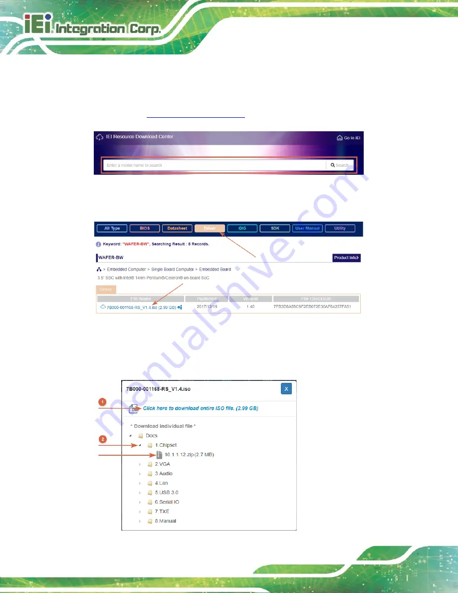 IEI Technology WAFER-AL User Manual Download Page 122