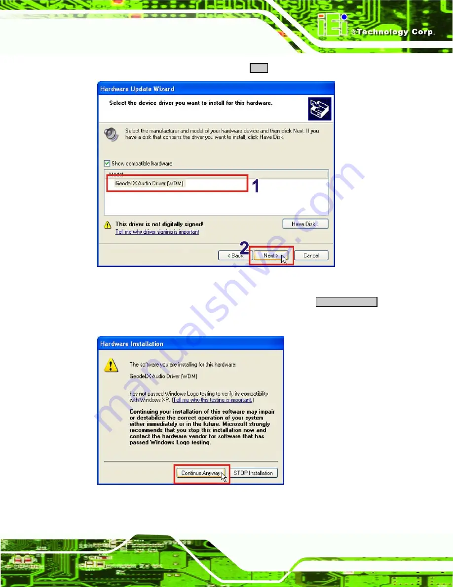 IEI Technology WAFER-LX-800-R12 User Manual Download Page 173