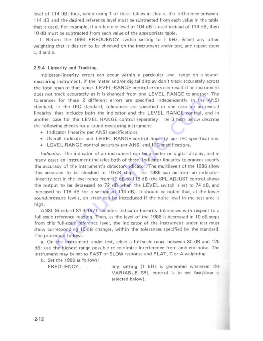 IET Labs 1986 Omnical User And Service Manual Download Page 38