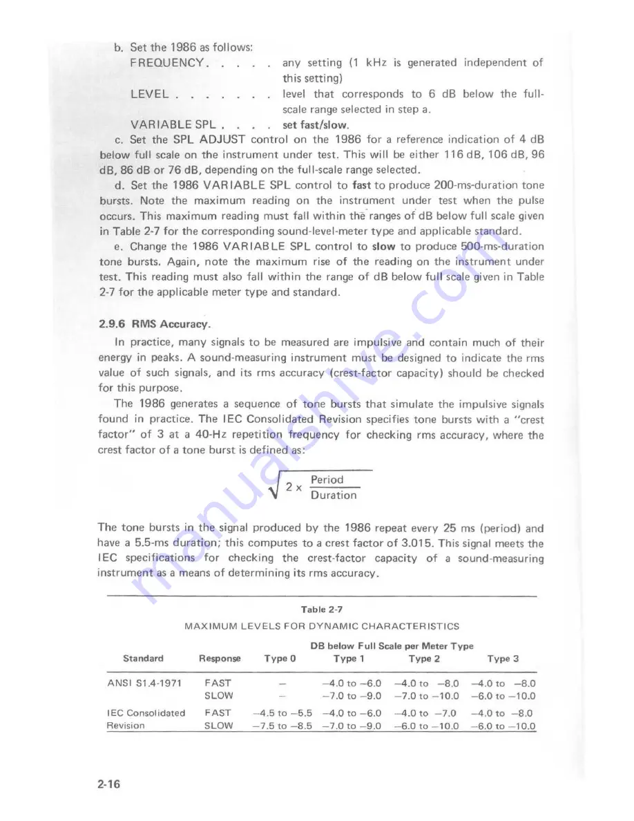 IET Labs 1986 Omnical User And Service Manual Download Page 42