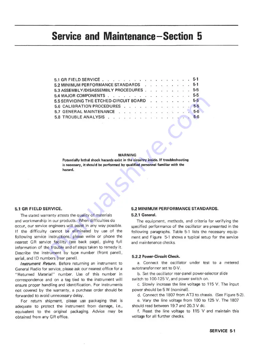 iET 1316 User And Service Manual Download Page 27