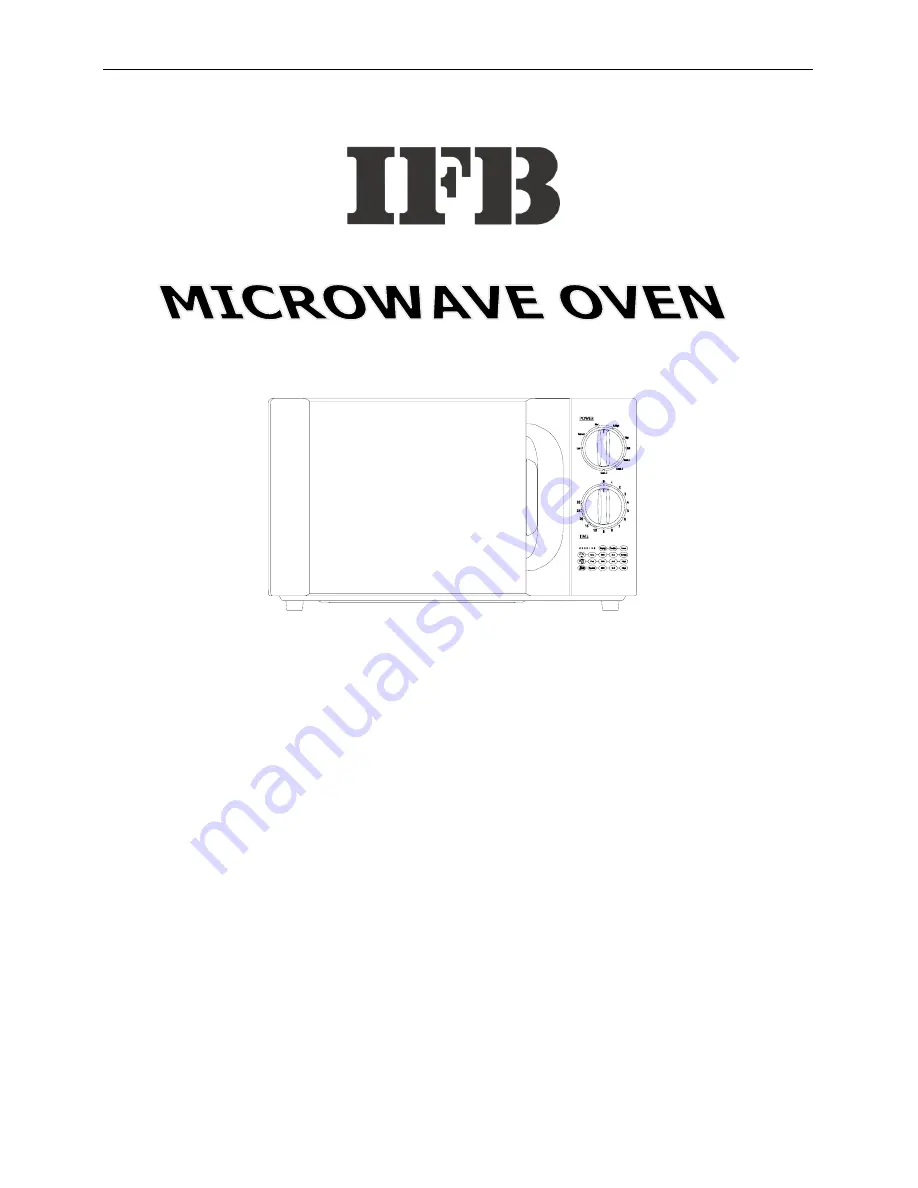 IFB 17PG1S Owner'S Manual Download Page 1