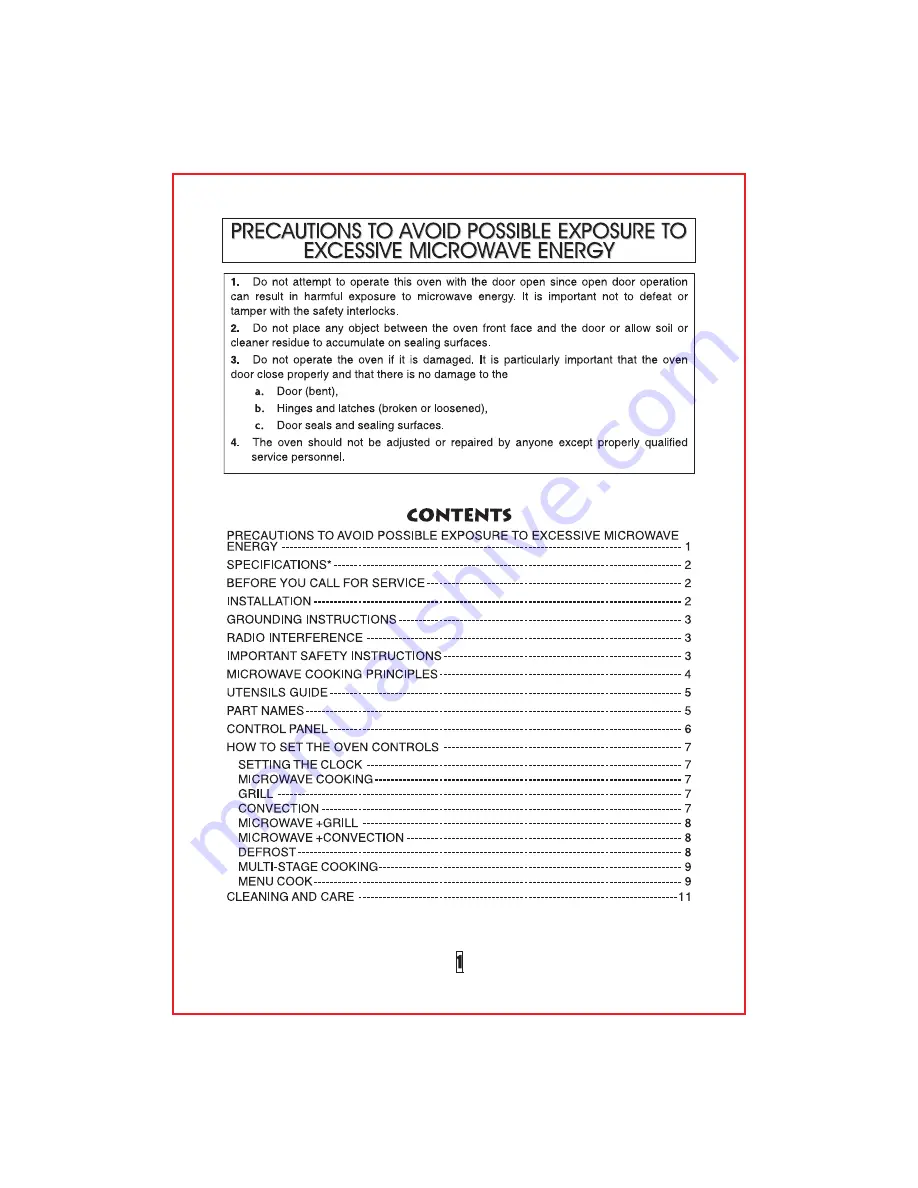 IFB 20SC2 Owner'S Manual Download Page 2