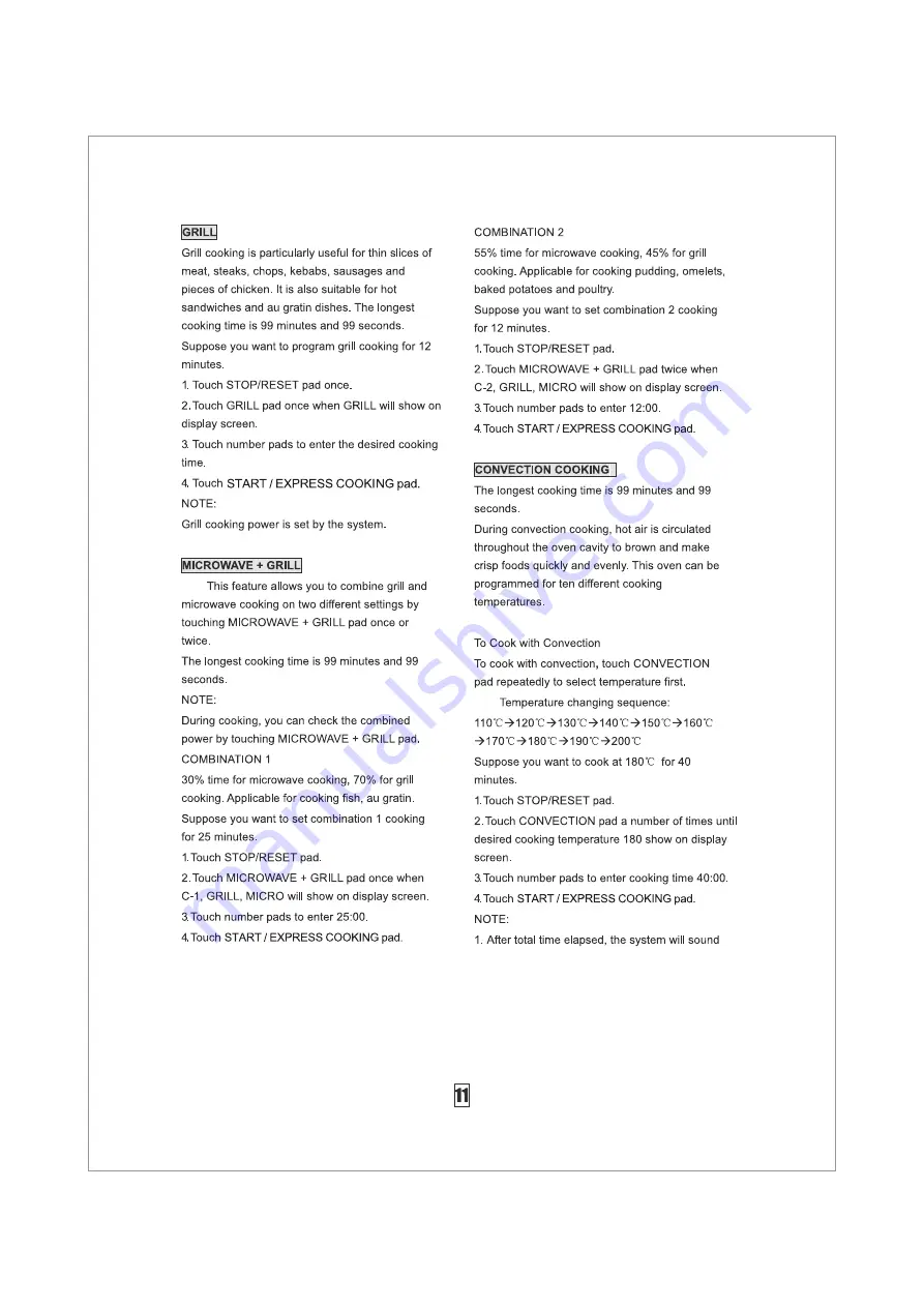 IFB 23SC3 Manual Download Page 13