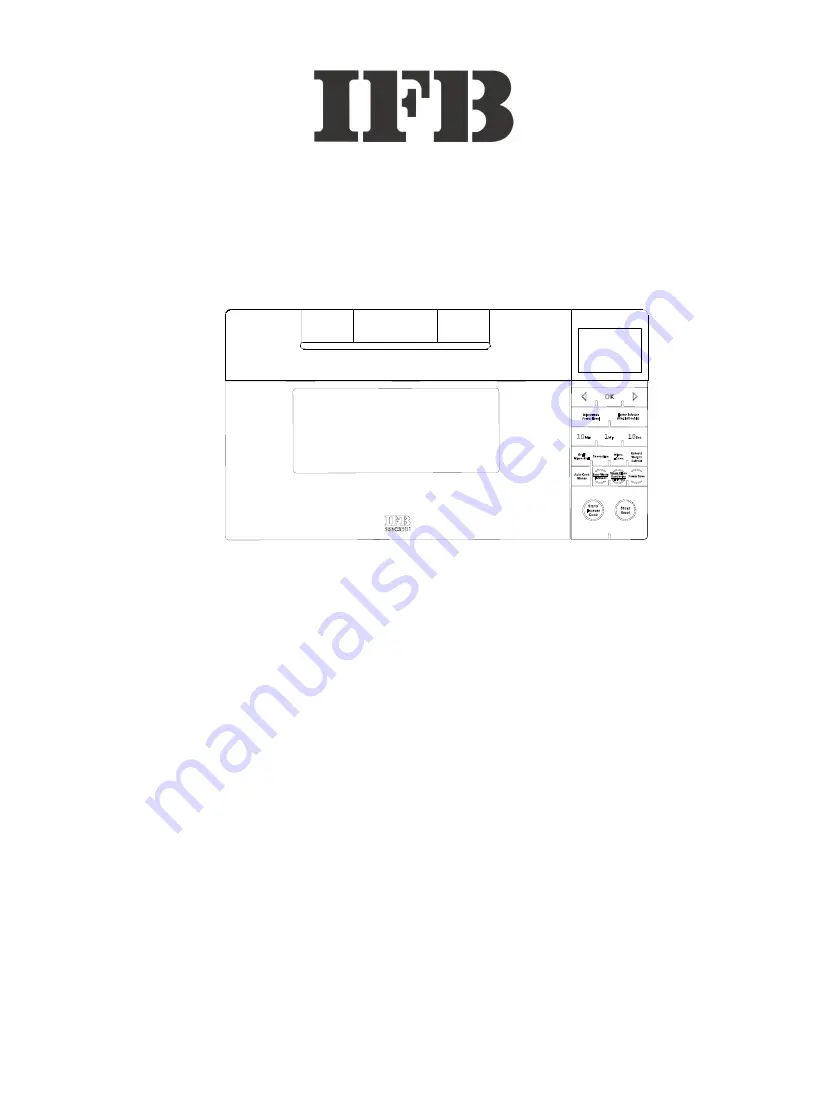 IFB 25BCSDD1 Instructions Manual Download Page 1