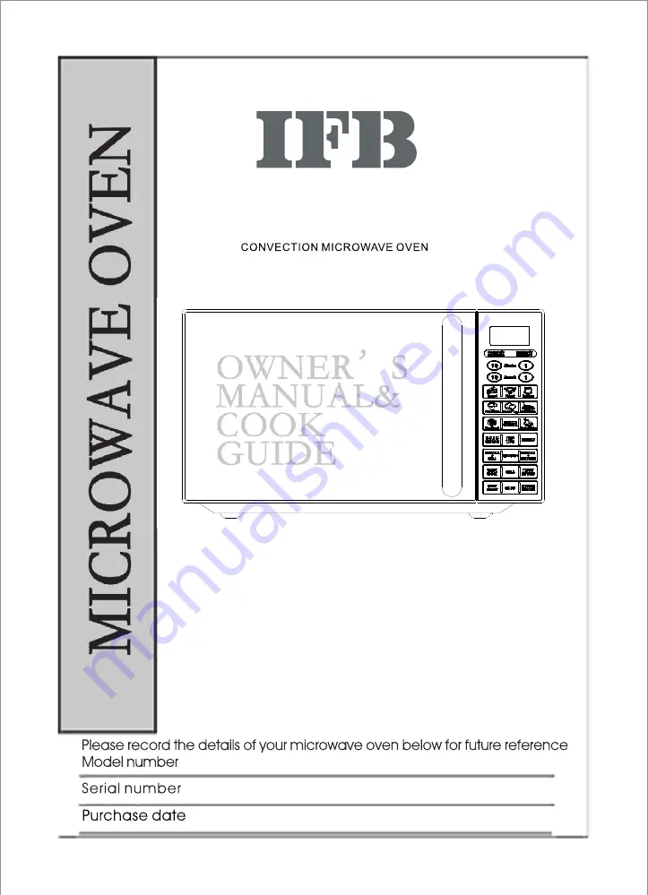 IFB 25SC4 Manual Download Page 1