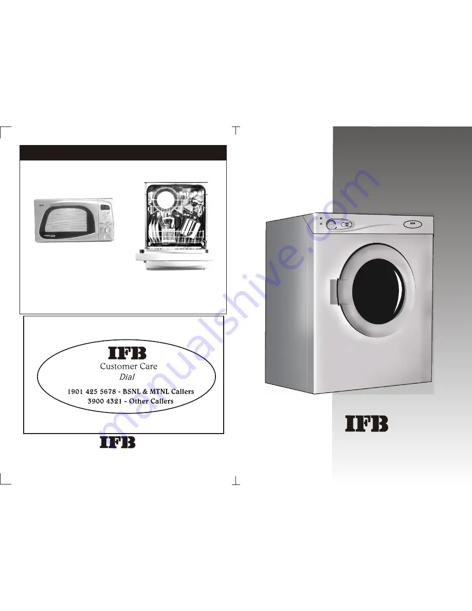 IFB MAXIDRY 550 Operating Manual Download Page 1