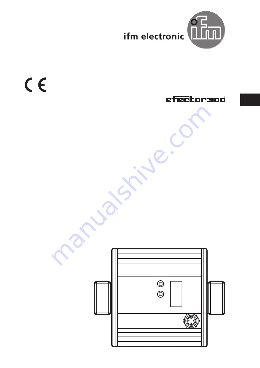 IFM Electronic efector 300 SU8001 Скачать руководство пользователя страница 1