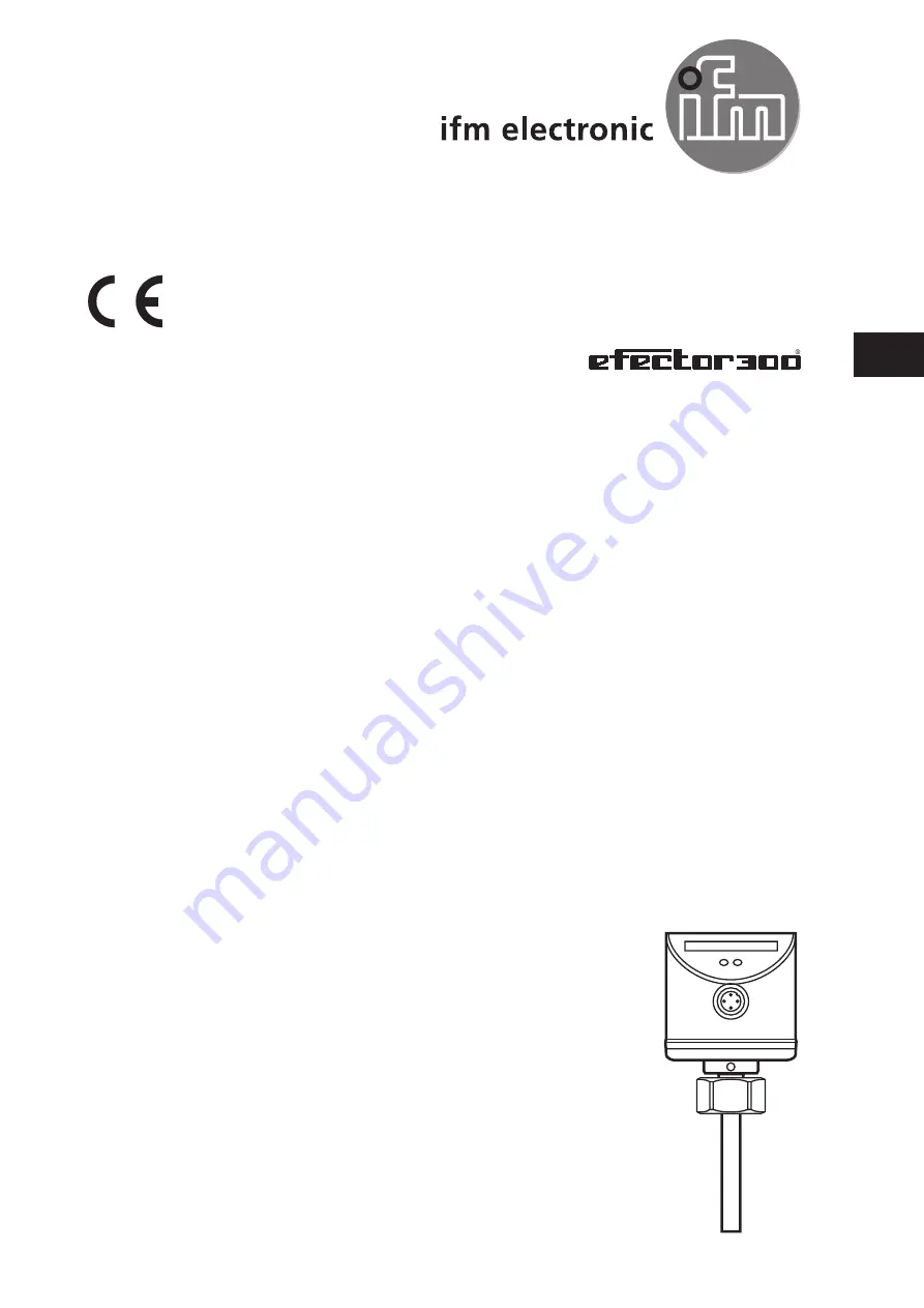 IFM Electronic efector300 SI0557 Скачать руководство пользователя страница 1