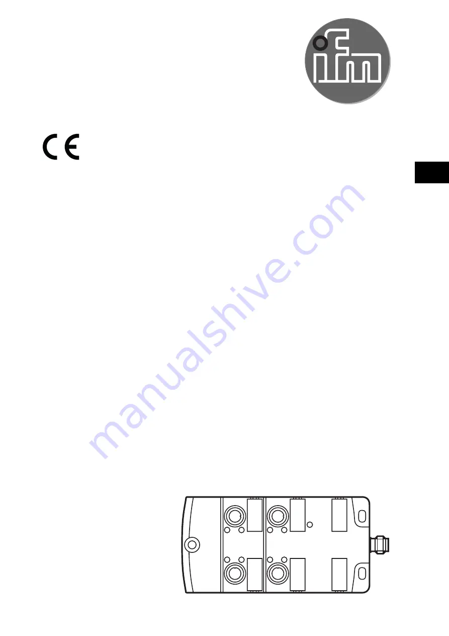 IFM AL2400 Operating Instructions Manual Download Page 1