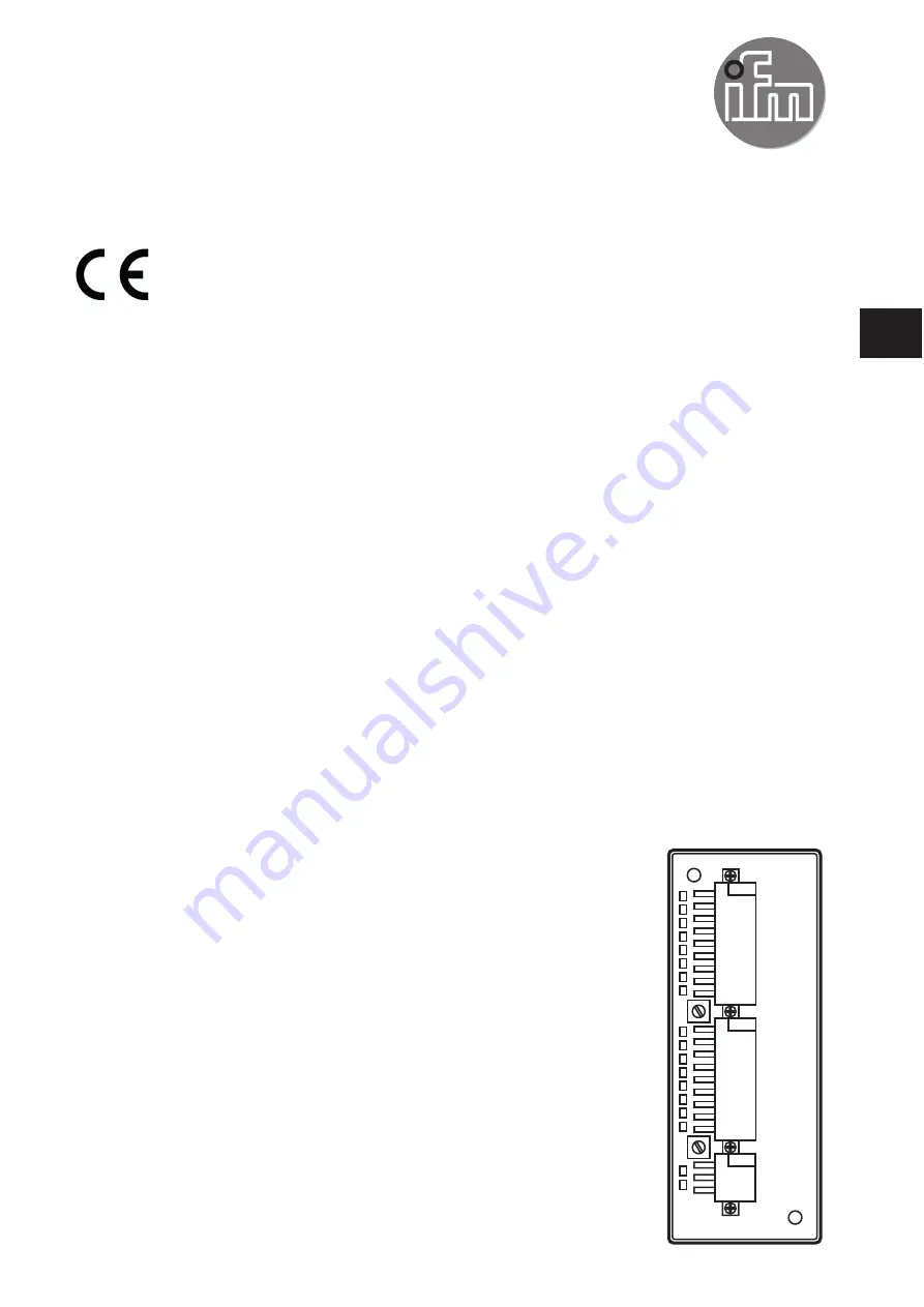 IFM CR2012 Device Manual Download Page 1