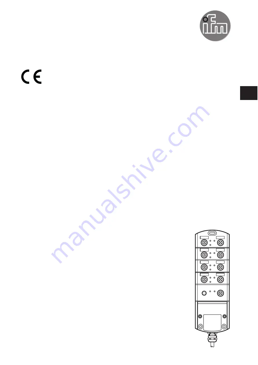 IFM CR2033 Device Manual Download Page 1