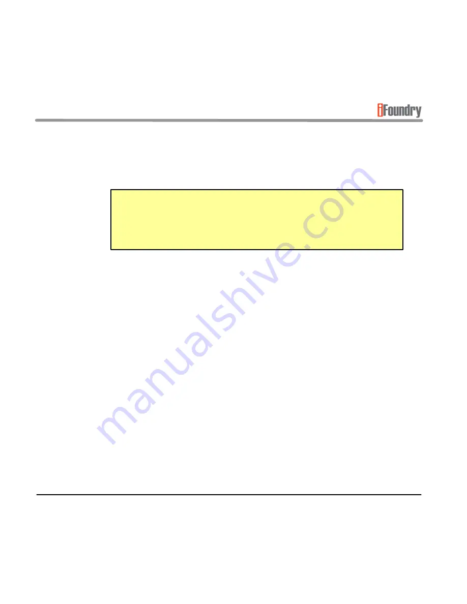 IFoundry Systems IFSYS-8003 Скачать руководство пользователя страница 26