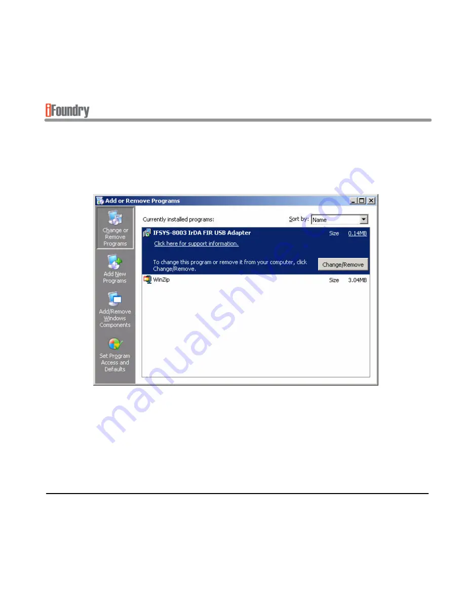 IFoundry Systems IFSYS-8003 User Manual Download Page 41