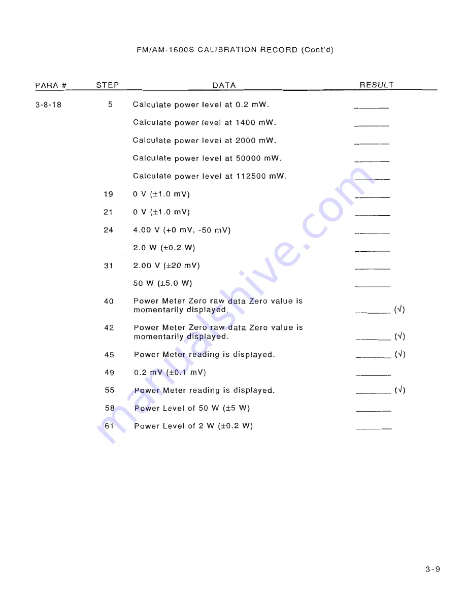 IFR Systems FM-1600S Maintenance Manual Download Page 102