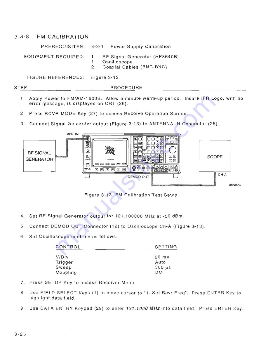 IFR Systems FM-1600S Maintenance Manual Download Page 119