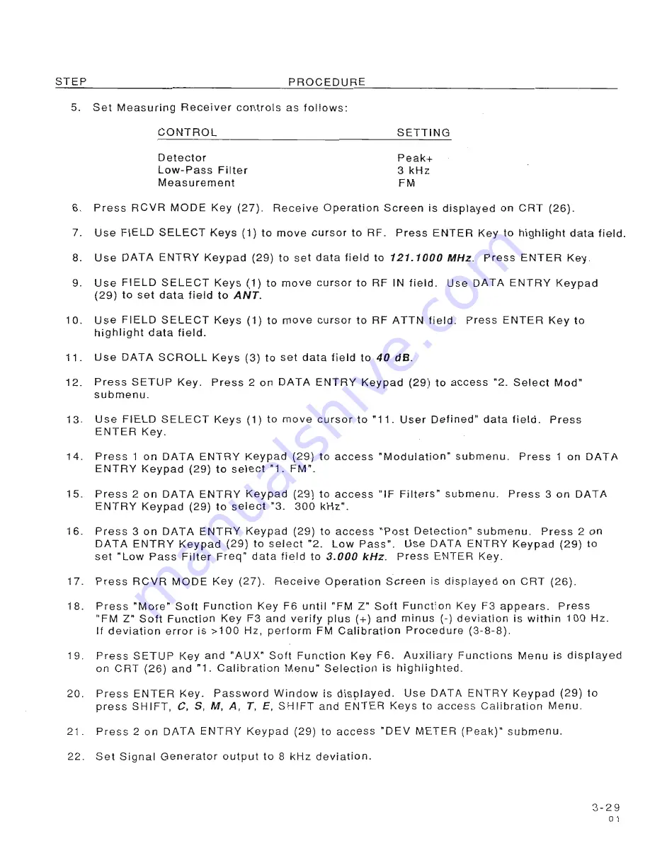 IFR Systems FM-1600S Maintenance Manual Download Page 122