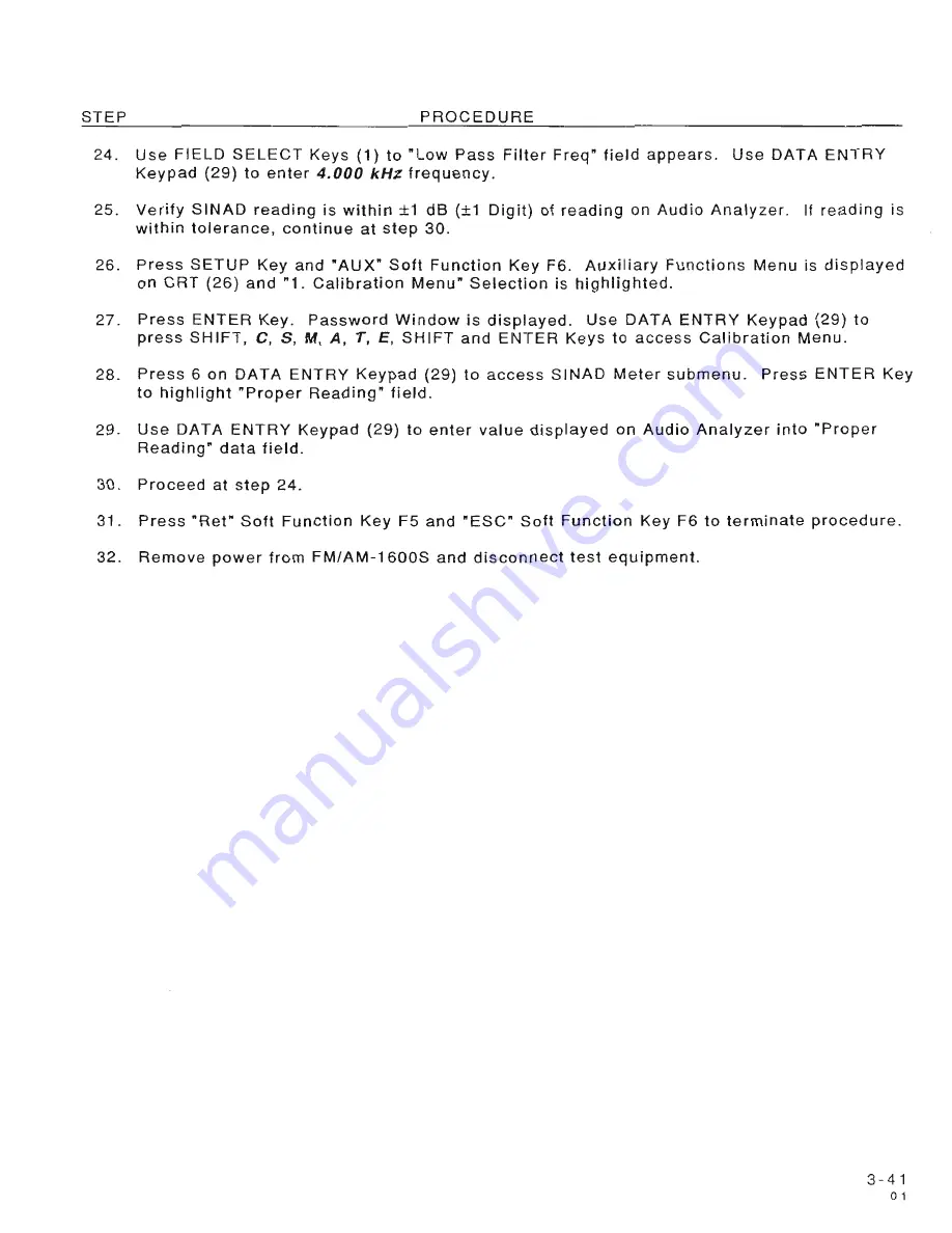 IFR Systems FM-1600S Maintenance Manual Download Page 136