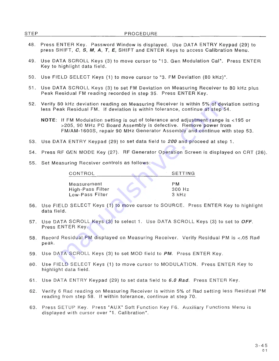 IFR Systems FM-1600S Maintenance Manual Download Page 140