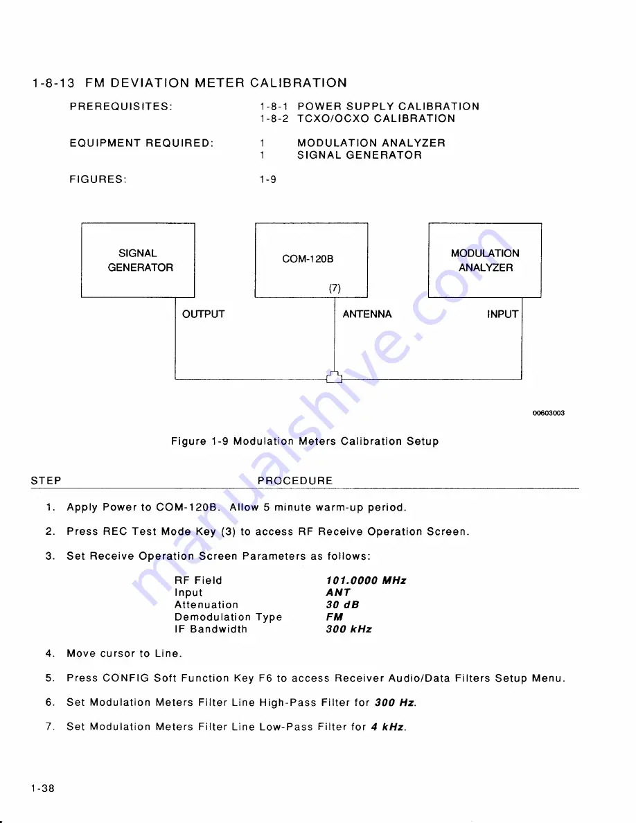 IFR COM-120B Maintenance Manual Download Page 42