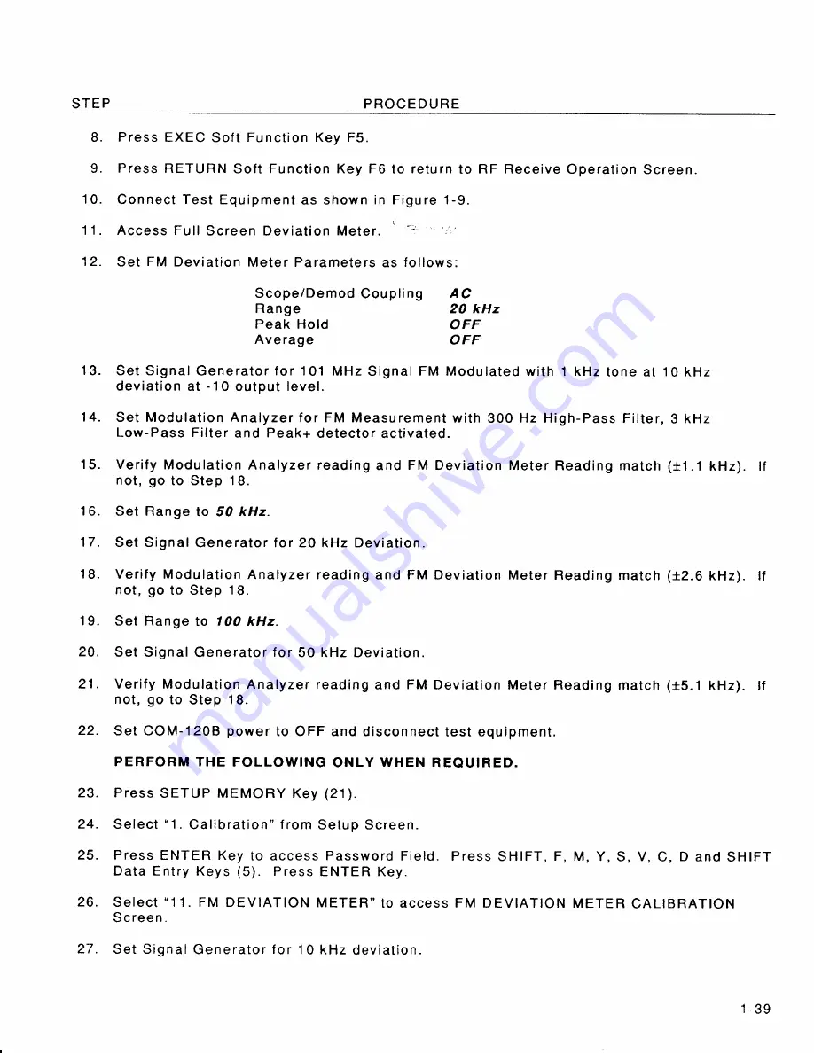 IFR COM-120B Maintenance Manual Download Page 43