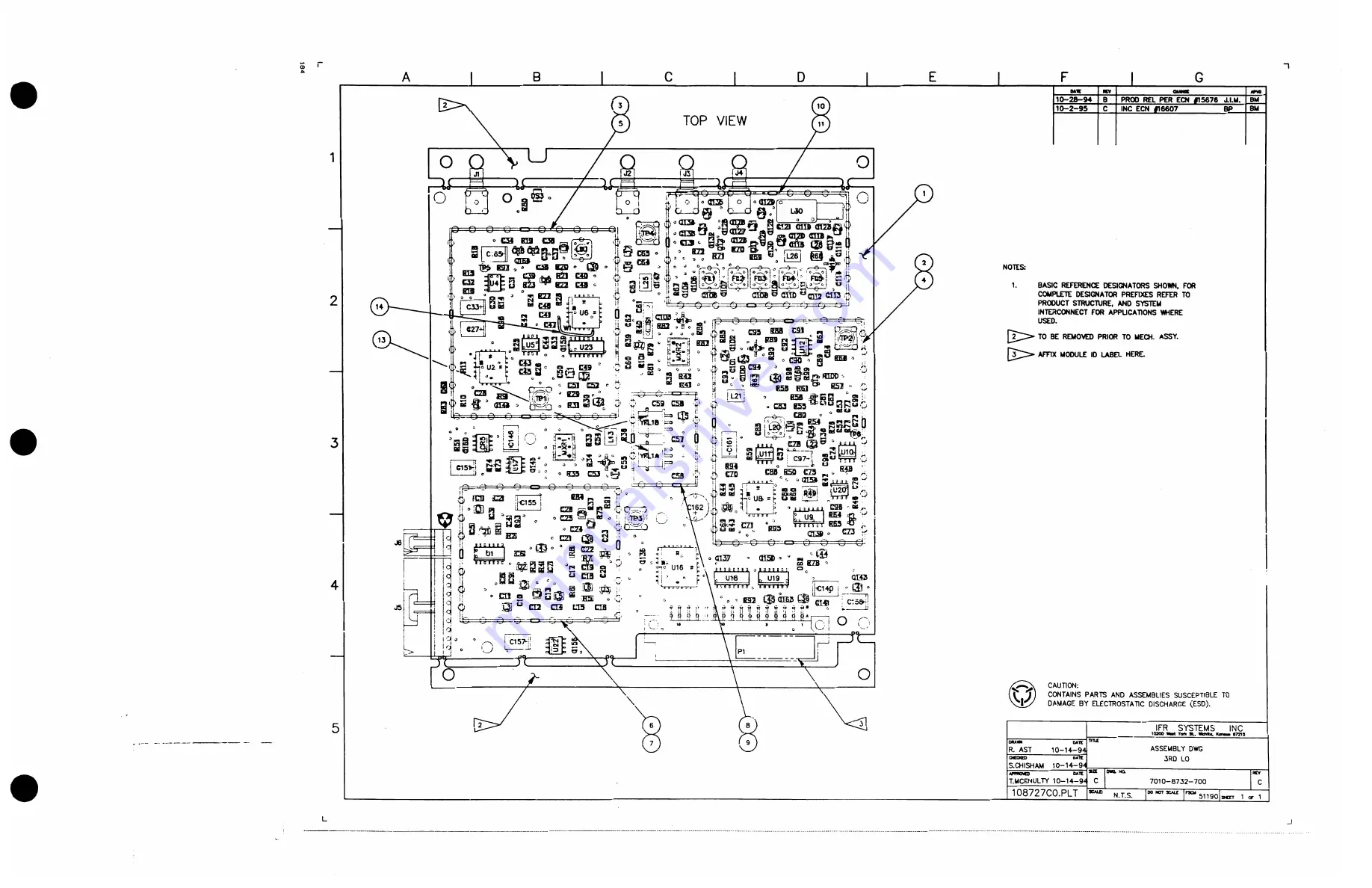 IFR COM-120B Maintenance Manual Download Page 136