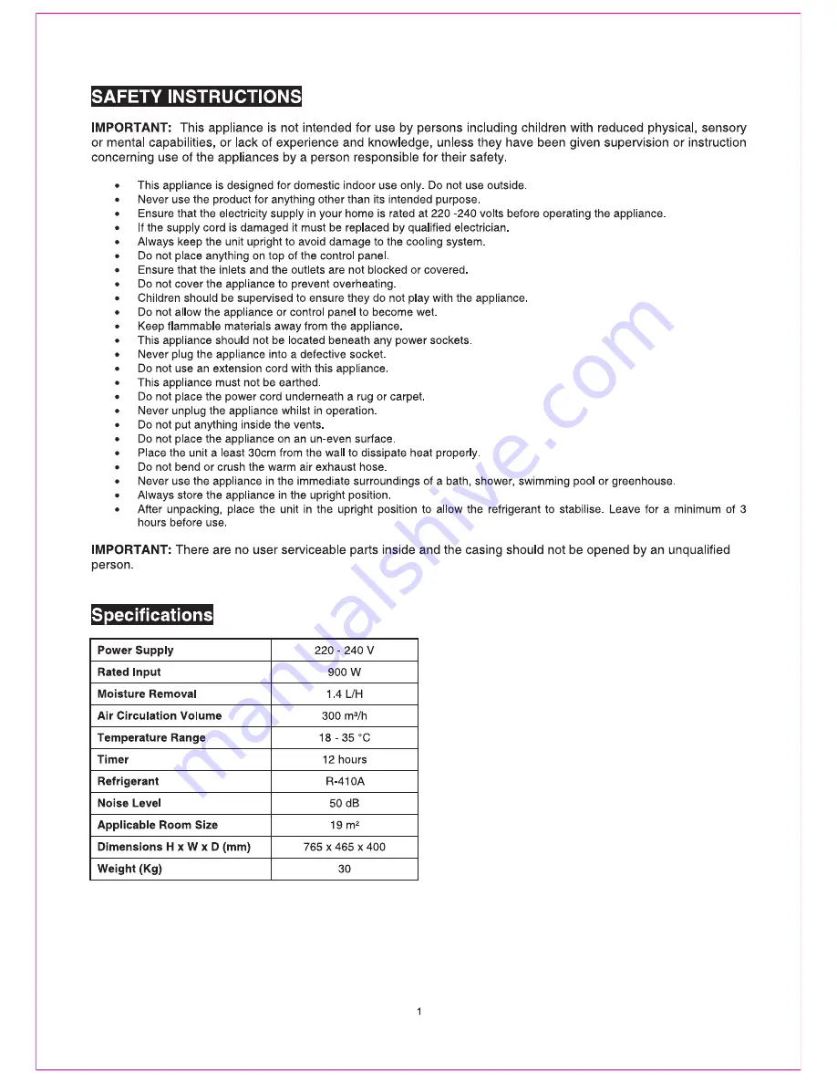 iGenix IG9900 Instructions For Use Manual Download Page 2