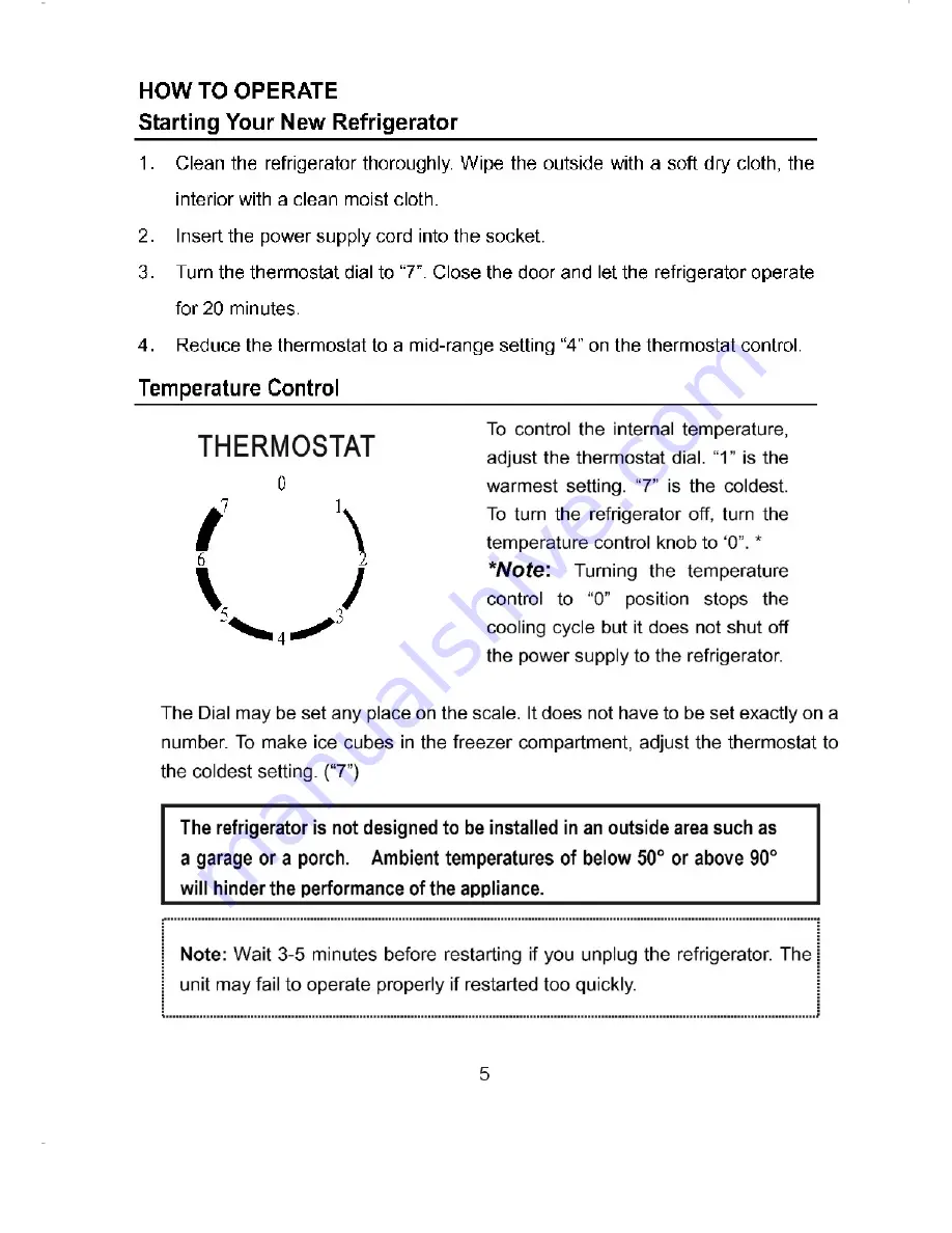 Igloo FR320 Instruction Manual Download Page 6