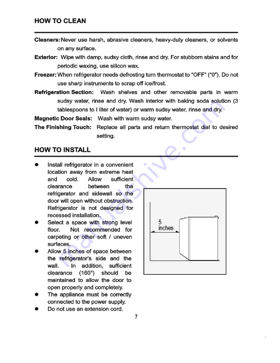 Igloo FR320 Instruction Manual Download Page 8