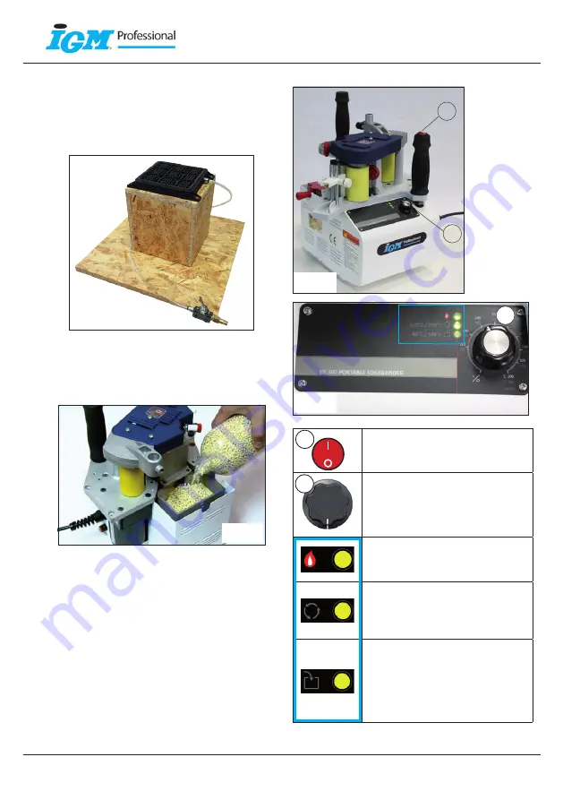 IGM Professional 142-BR300 Instructions Manual Download Page 15