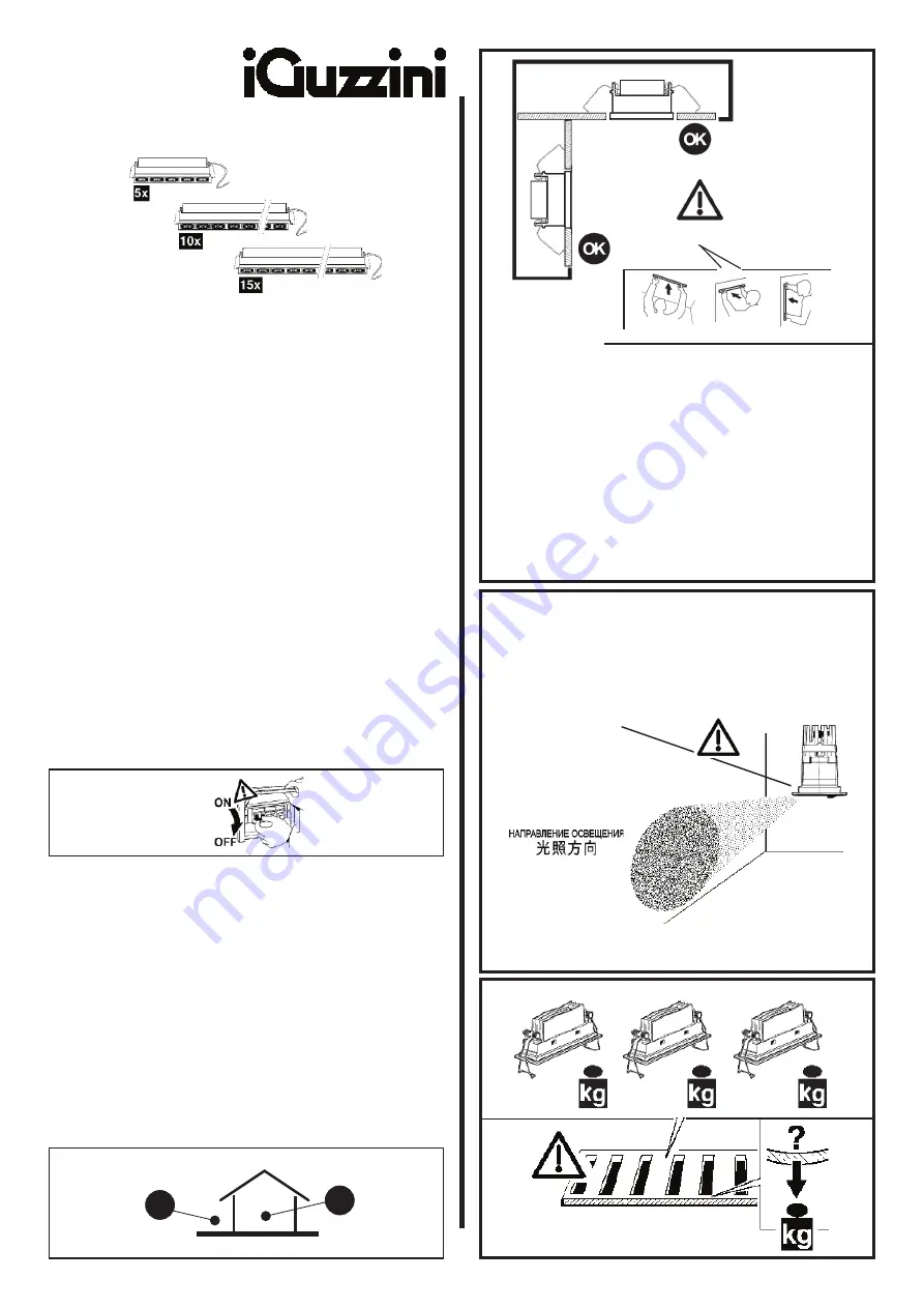 iGuzzini LASER BLADE 10 Manual Download Page 19