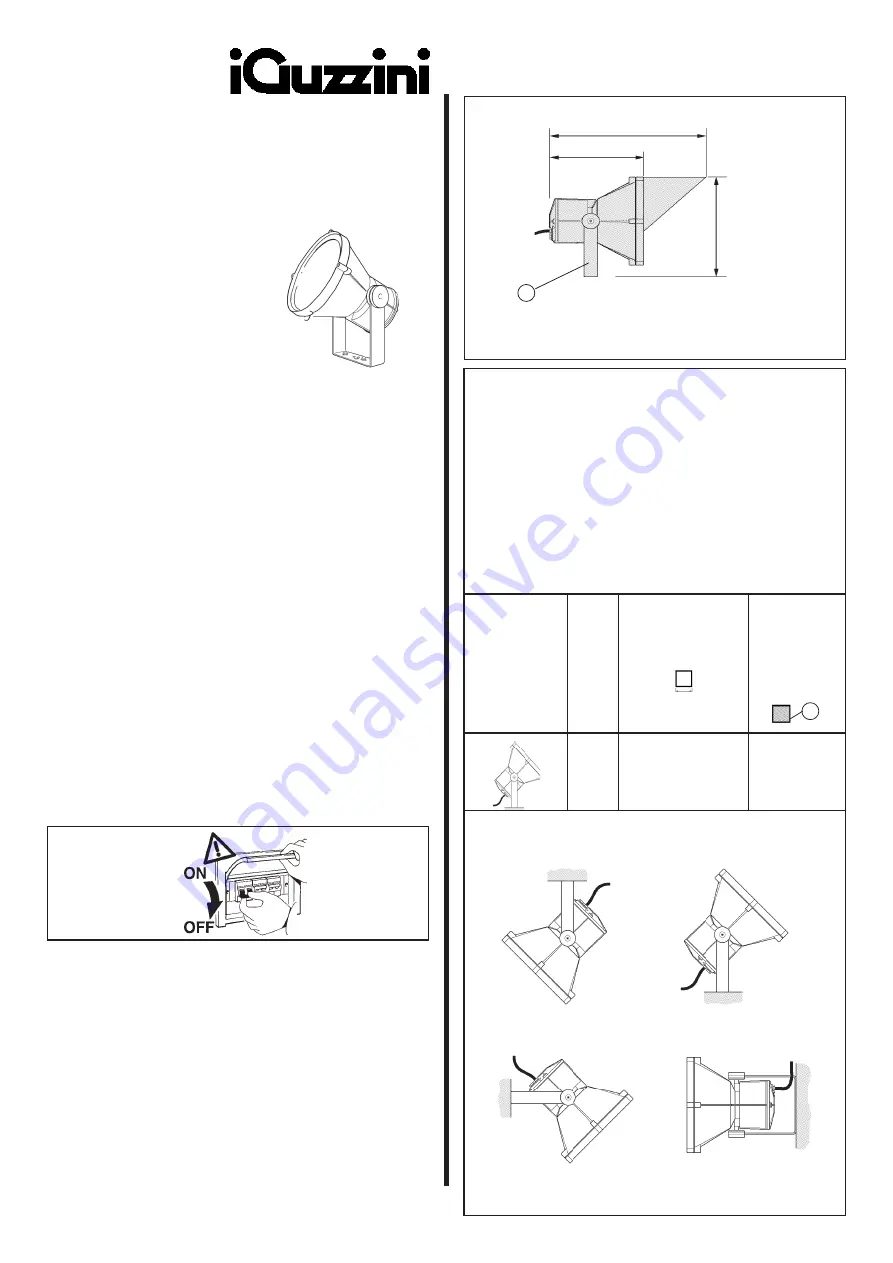 iGuzzini MAXIWOODY Manual Download Page 1