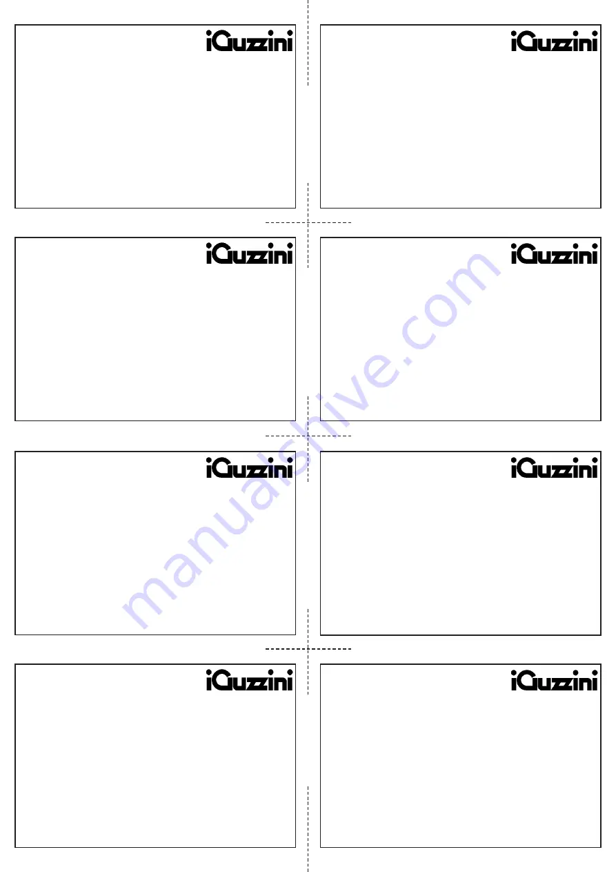 iGuzzini MV10 Instruction Manual Download Page 10