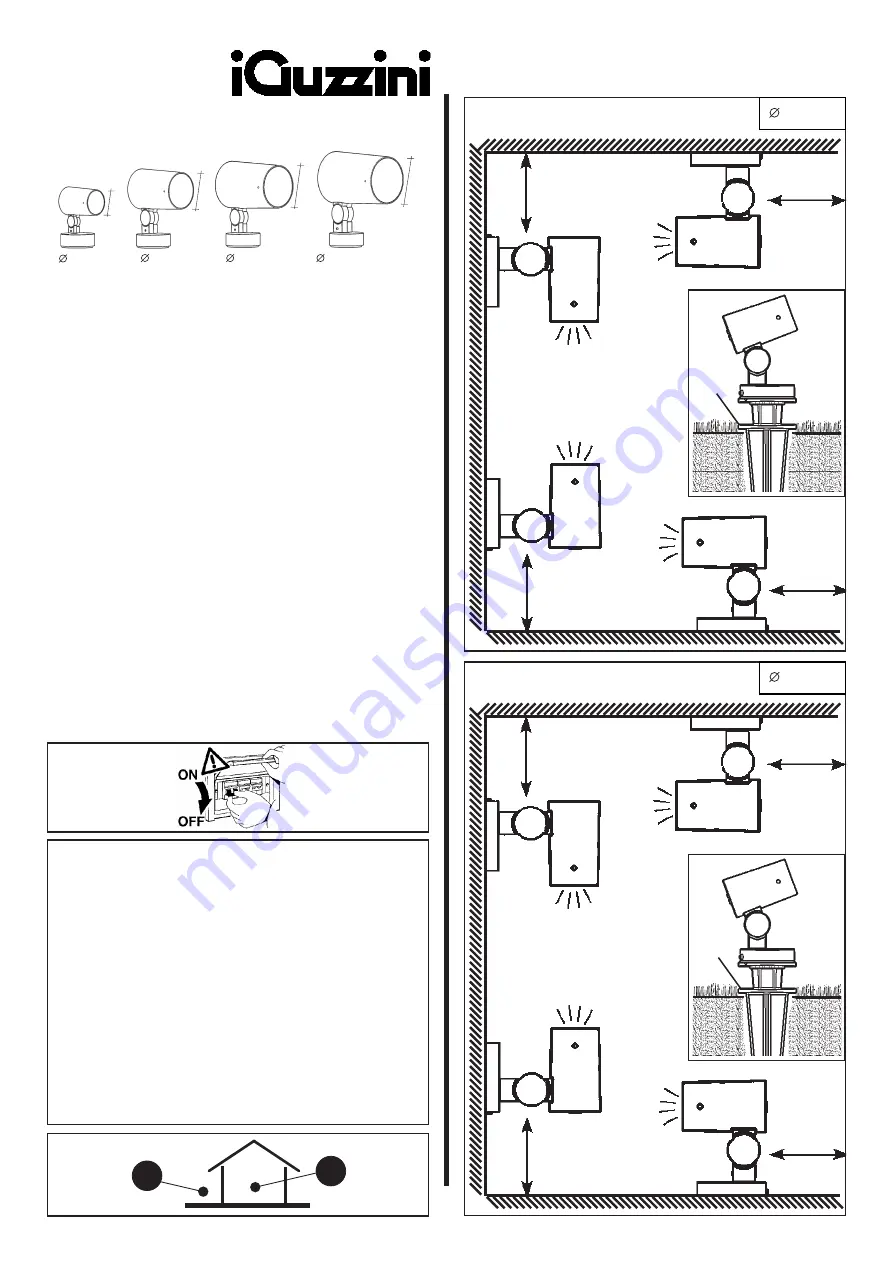 iGuzzini PALCO IN-OUT EH87 Instruction Sheet Download Page 1