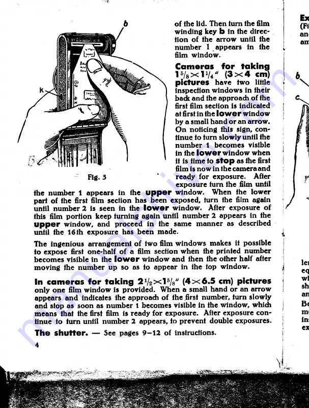 Ihagee Parvola Instructions For Using Manual Download Page 4