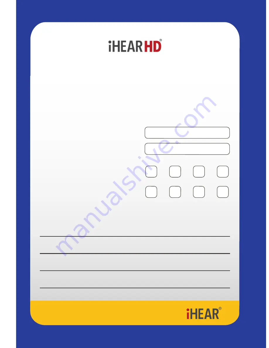 IHEAR iHearHD User Manual Download Page 31