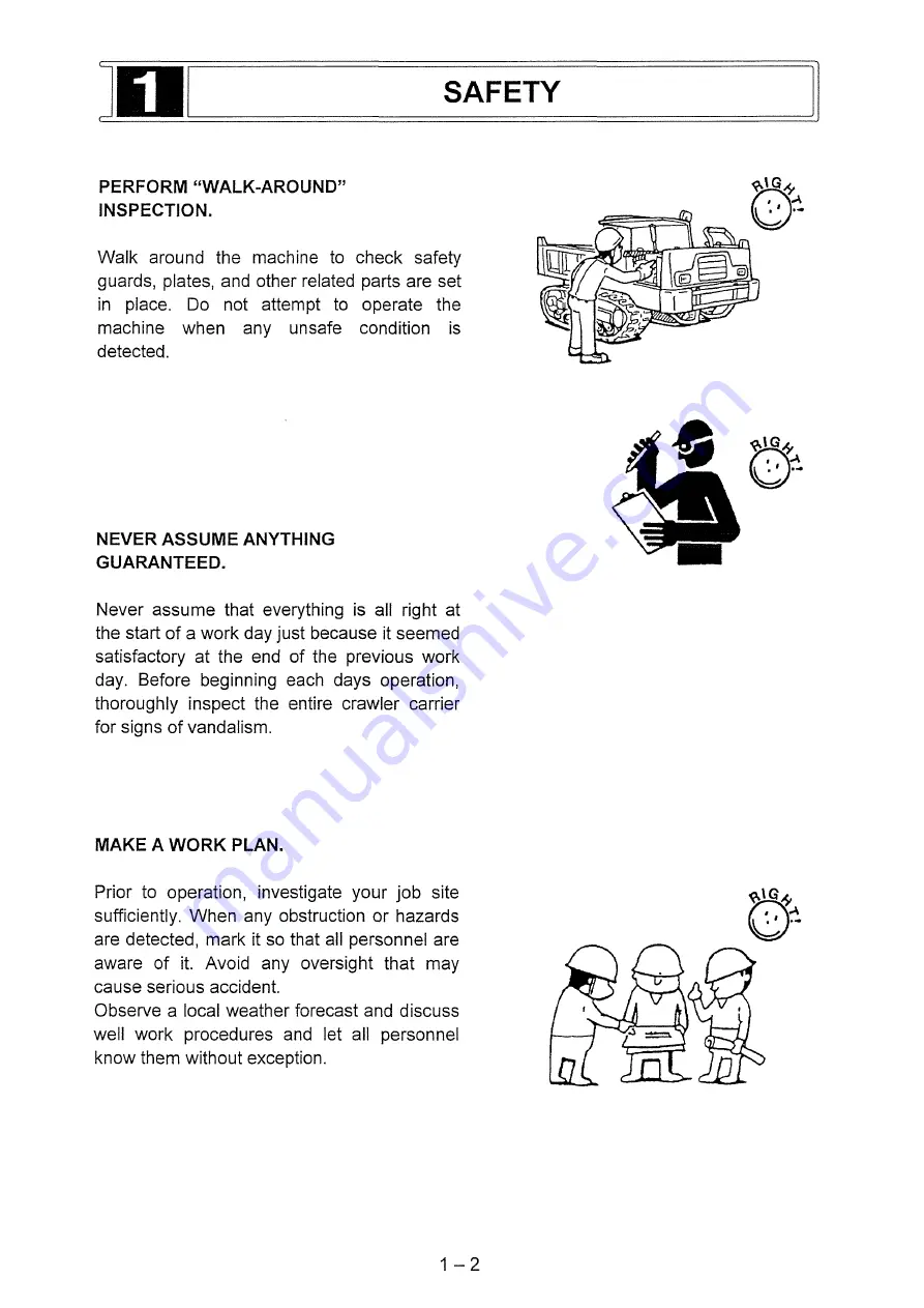 IHI IC100-2 Operation Manual Download Page 7