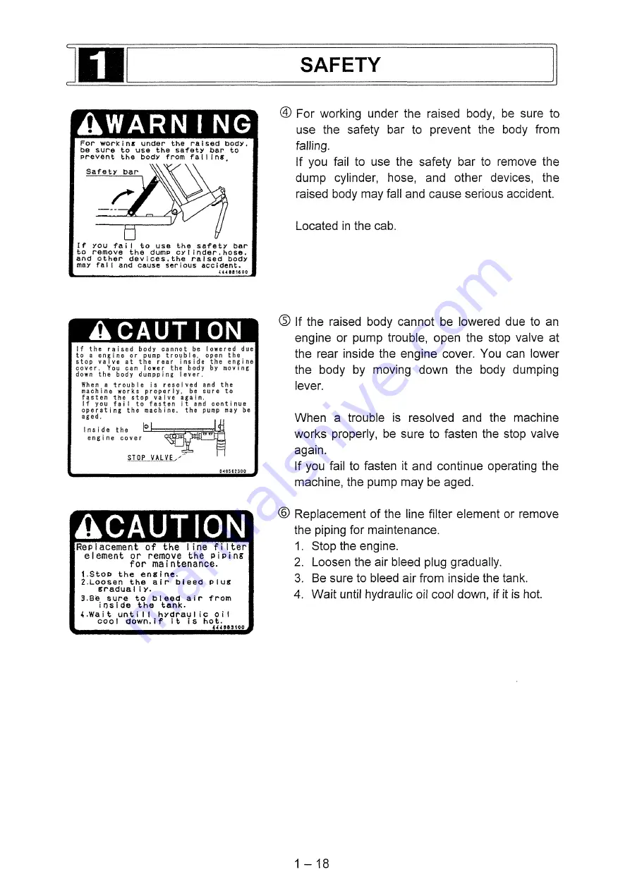 IHI IC100-2 Operation Manual Download Page 23