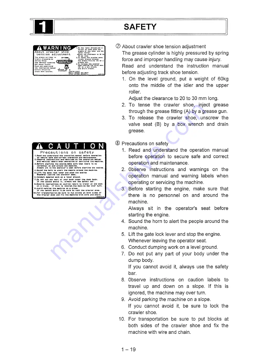 IHI IC100-2 Operation Manual Download Page 24