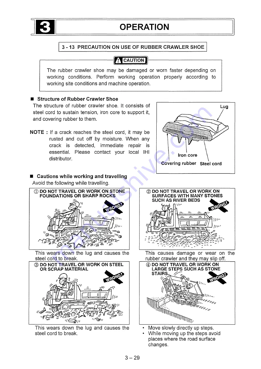 IHI IC100-2 Operation Manual Download Page 58