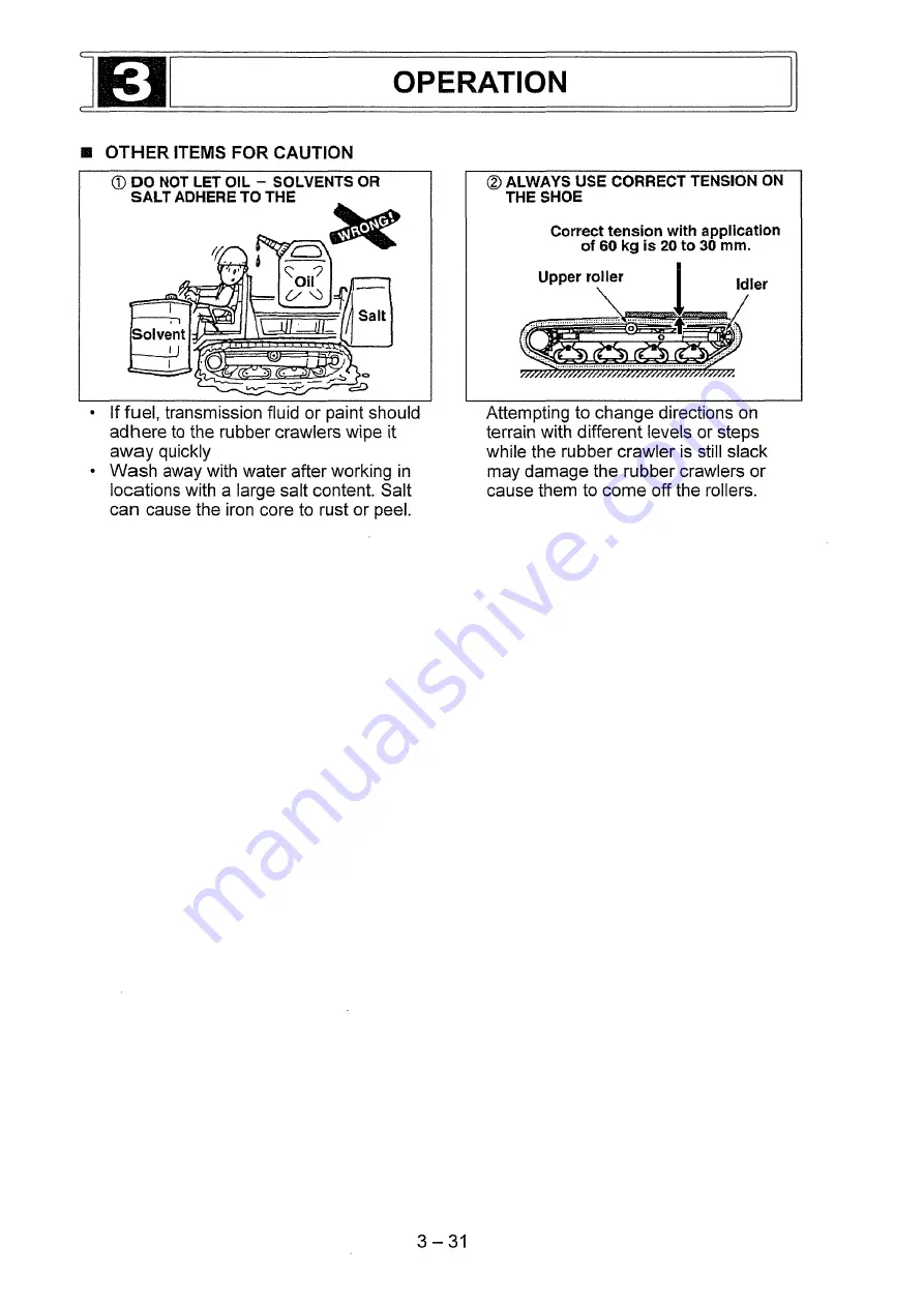 IHI IC70-2 Operation Manual Download Page 61