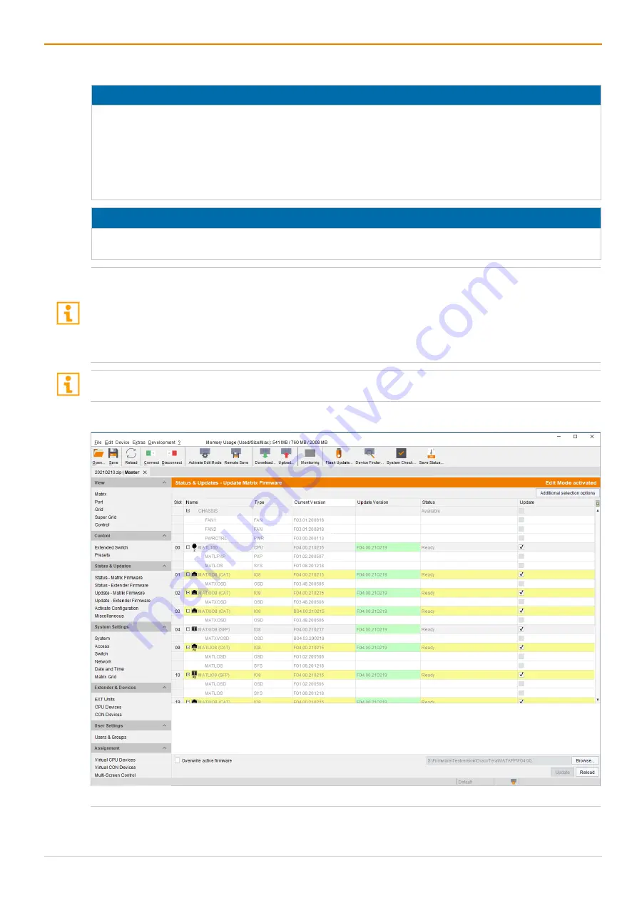 Ihse Draco tera flex Cat X 1G K480-C16 User Manual Download Page 248