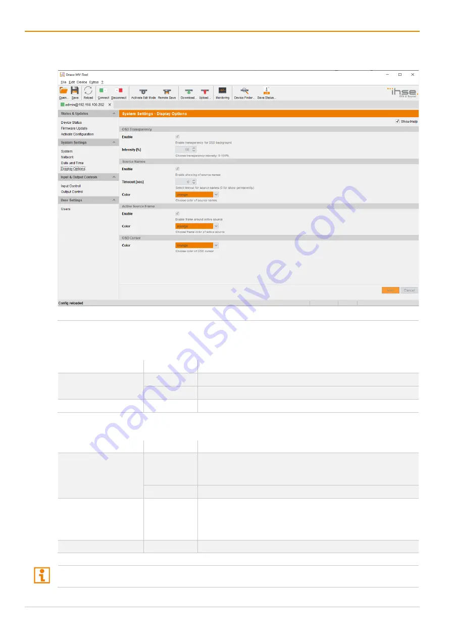 Ihse MV42 Series User Manual Download Page 122