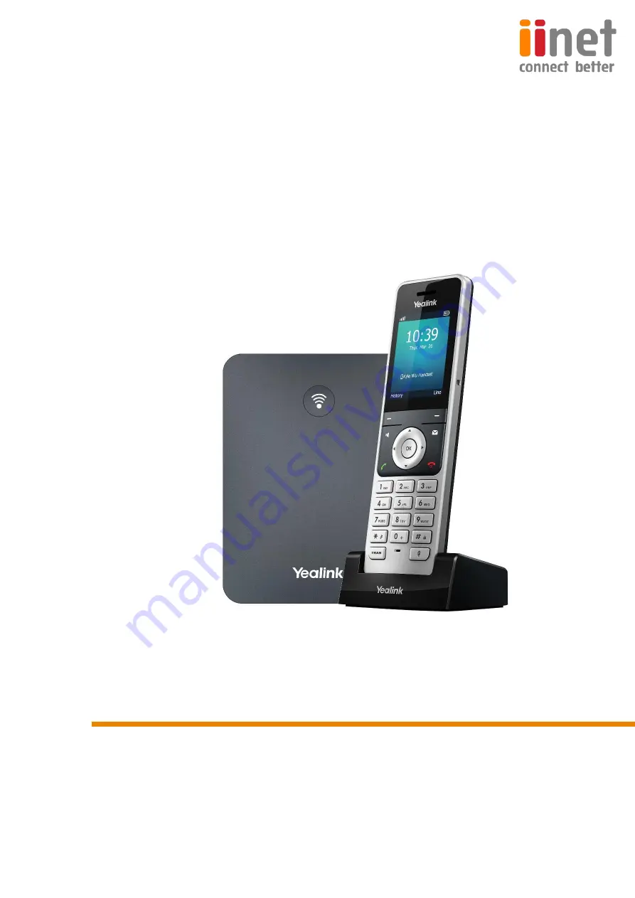 iiNet BizPhone W76P Скачать руководство пользователя страница 1