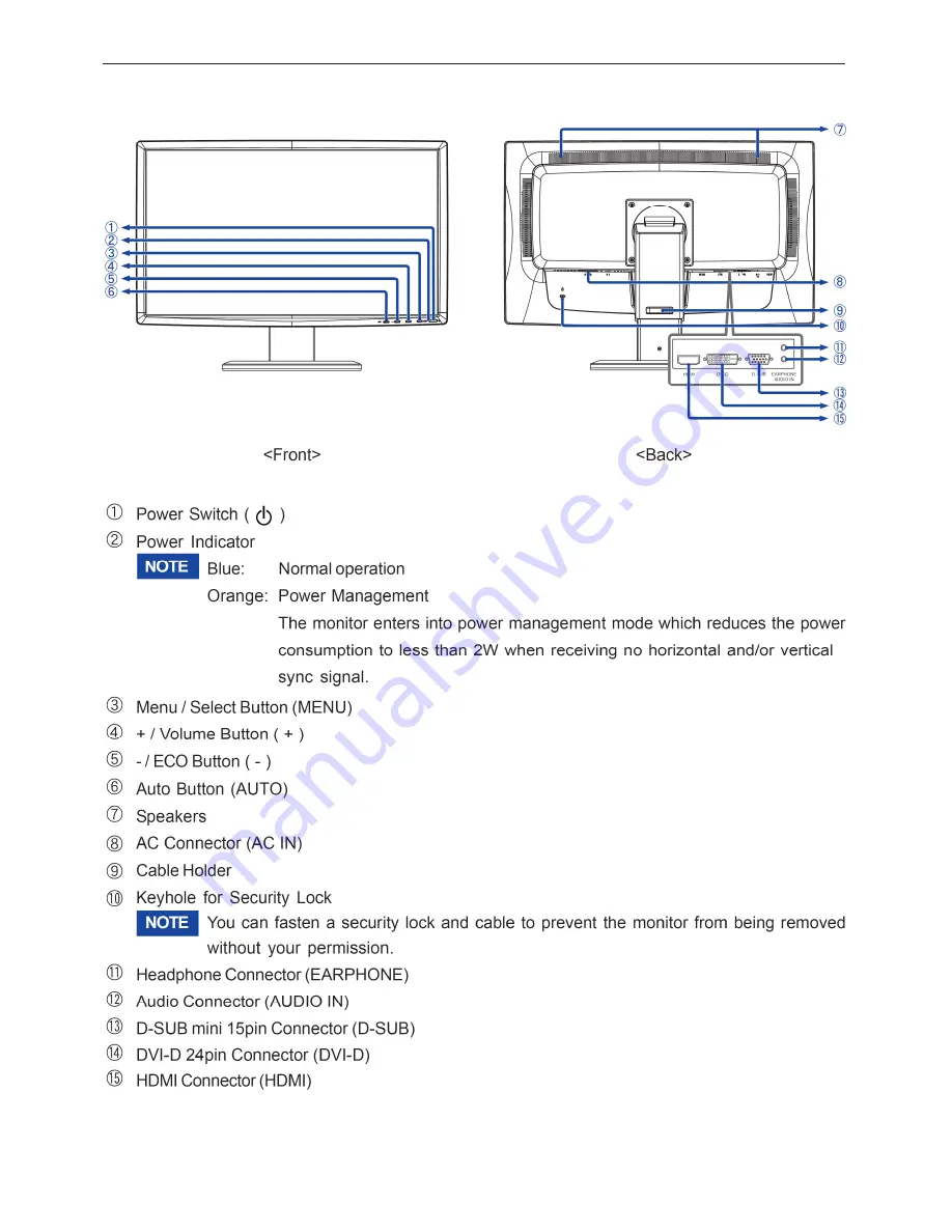 Iiyama PLB2409HDS Скачать руководство пользователя страница 6