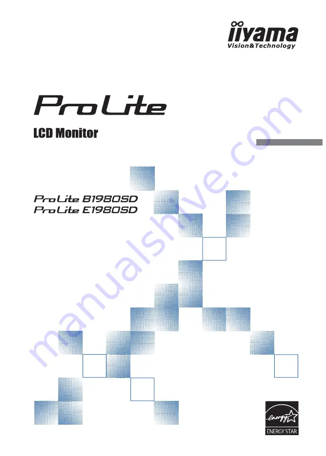 Iiyama ProLite B1980SD User Manual Download Page 1