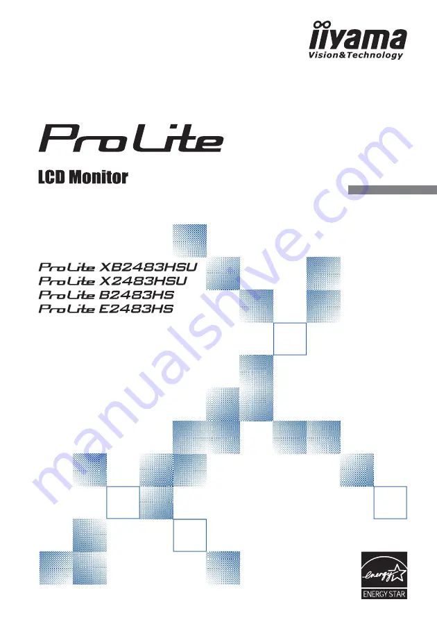 Iiyama ProLite B2483HS User Manual Download Page 1