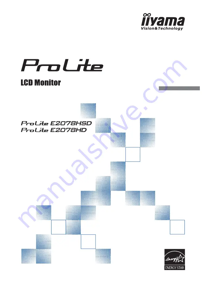 Iiyama ProLite E2078HD User Manual Download Page 1